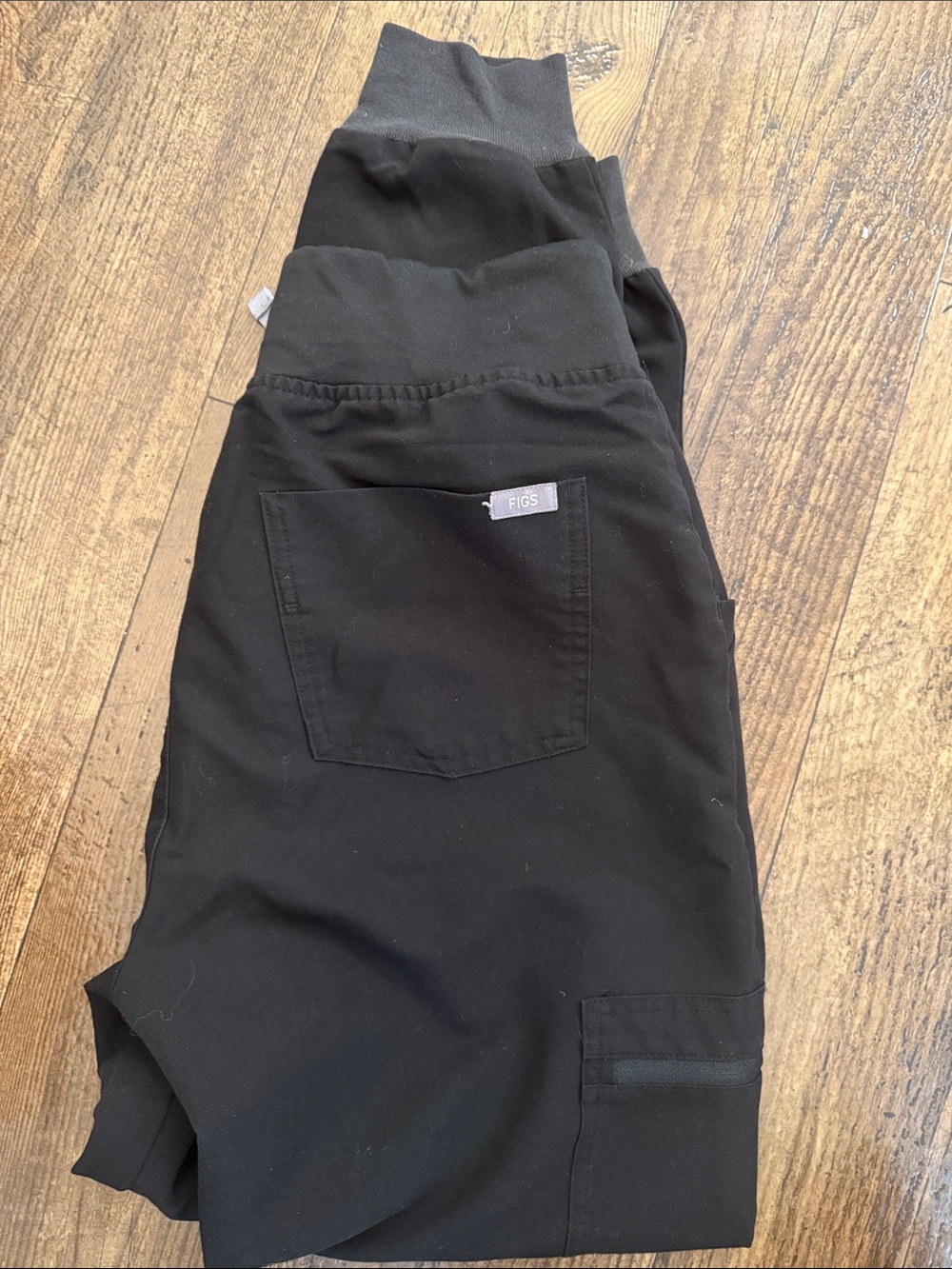 Figs Black Medical Scrub Jogger Pants